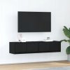 VidaXL TV stolíky 2 ks Čierny dub 60x31x25,5 cm Lepené drevo VidaXL TV stolíky 2 ks Čierny dub 60x31x25,5 cm Lepené drevo