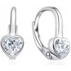 ADANITO SLEDL2193 - Strieborné náušnice srdiečka so zirkónmi ADANITO SLEDL2193 - Strieborné náušnice srdiečka so zirkónmi