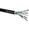 Inštalačný kábel Solarix outdoor FTP, Cat6, drôt, PE, cievka 500 m SXKD-6-FTP-PE