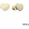 MOZA gold Diamantové náušnice srdiečko MG2019 Farba Zlata: žlté Au MOZA gold Diamantové náušnice srdiečko MG2019 Farba Zlata: žlté Au