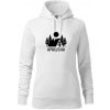 Apalucha chalupa - Mikina dámská Cape s kapucí - 2XL ( Biela ) Apalucha chalupa - Mikina dámská Cape s kapucí - 2XL ( Biela )