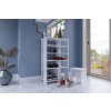 Casarredo BRADLEY policový regál na topánky, biely Casarredo BRADLEY policový regál na topánky, biely