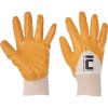 Červa HARRIER YELLOW pracovné a ochranné rukavice - bavlna máčaná v nitrile - balenie 12 párov Barva č: Žlutá, Velikost: 8