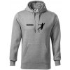 Handball sport - Mikina pánska Cape s kapucňou - 3XL ( Tmavosivý melír ) Handball sport - Mikina pánska Cape s kapucňou - 3XL ( Tmavosivý melír )