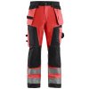 Blåkläder AB 1568 remeslnické výstražné kalhoty Farba: Cervená/cerná, Veľkosť: D128 Blåkläder AB 1568 remeslnické výstražné kalhoty Farba: Cervená/cerná, Veľkosť: D128