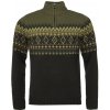 Blend pánsky sveter pullover čierna khaki mix Blend pánsky sveter pullover čierna khaki mix