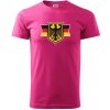 Nemecká orlica a vlajka - Klasické pánske tričko vyššej gramáže - L ( Purpurová ) Nemecká orlica a vlajka - Klasické pánske tričko vyššej gramáže - L ( Purpurová )