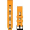 Silikonový řemínek Garmin 22mm (pro Garmin Fenix 8/7/6 (47mm), Epix 2 aj.), oranžový V2, QuickFit, 010-13392-01 Silikonový řemínek Garmin 22mm (pro Garmin Fenix 8/7/6 (47mm), Epix 2 aj.), oranžový V2, QuickFit, 010-13392-01