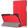 SES 2v1 Smart flip cover + zadný plastový ochranný kryt Lenovo Tab M10 Plus 3.generace 15471 červený