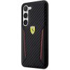 Ferrari PU Carbon Zadný Kryt pre Samsung Galaxy S23+ Black Ferrari PU Carbon Zadný Kryt pre Samsung Galaxy S23+ Black