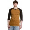 Meatfly Reagan Raglan Gold Brown/Black M Meatfly Reagan Raglan Gold Brown/Black M