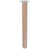 Walteco Stolová noha Nordic výška 710mm, hranatá/rovná, buk lakovaný , 50506 Walteco Stolová noha Nordic výška 710mm, hranatá/rovná, buk lakovaný , 50506
