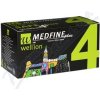 Wellion MEDFINE jehly inz.pera 0.23x4mm 32G 100ks Wellion MEDFINE jehly inz.pera 0.23x4mm 32G 100ks