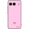 Picasee silikónový čierny obal pre OnePlus Nord 4 - Blush bow Picasee silikónový čierny obal pre OnePlus Nord 4 - Blush bow