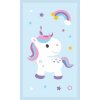 FARO Detský uterák Jednorožec dúha Bavlna - Froté, 50/30 cm FARO Detský uterák Jednorožec dúha Bavlna - Froté, 50/30 cm
