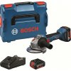 Bosch Akumulátorová uhlová brúska GWS 18V-8, 2 x batéria GBA 18V 5,0Ah, L-BOXX 136 Bosch Akumulátorová uhlová brúska GWS 18V-8, 2 x batéria GBA 18V 5,0Ah, L-BOXX 136