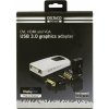 DELTACO adaptér z USB 3.0 na DVI/HDMI/VGA USB3-DVI