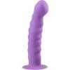 Easytoys - vlnitý, prísavkový dildo (fialový) Easytoys - vlnitý, prísavkový dildo (fialový)