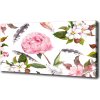 Moderný fotoobraz canvas na ráme Kvetinový vzor 100x50 cm Moderný fotoobraz canvas na ráme Kvetinový vzor 100x50 cm