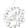 Kreatívny luster VORTEX SP6 s ozdobnými kovovými prvkami v striebornej farbe | Ideal Lux Kreatívny luster VORTEX SP6 s ozdobnými kovovými prvkami v striebornej farbe | Ideal Lux