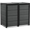 KETER HIDE AWAY skriňa na 2 popelnice 120L tmavošedá/antrac. KETER HIDE AWAY skriňa na 2 popelnice 120L tmavošedá/antrac.