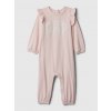 GAP Baby overal s logom Ružová 0-3M Ružová Ružová GAP Baby overal s logom Ružová 0-3M Ružová Ružová