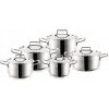 Súprava hrncov Orion Anett, oceľová, 10- ks . Súprava hrncov Orion Anett, oceľová, 10- ks .