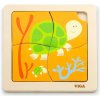 Drevené puzzle pre najmenších Viga 4 ks Želvička Drevené puzzle pre najmenších Viga 4 ks Želvička