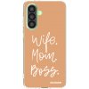 Picasee silikonový průhledný obal pro Samsung Galaxy A26 5G A266B - Boss Mama Picasee silikonový průhledný obal pro Samsung Galaxy A26 5G A266B - Boss Mama
