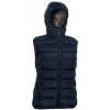 Warmpeace YUBA LADY páperová vesta - M shale/harbor blue Warmpeace YUBA LADY páperová vesta - M shale/harbor blue