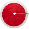 Textilomanie Podložka pod vianočný stromček RED VELVET 90 cm, červená Textilomanie Podložka pod vianočný stromček RED VELVET 90 cm, červená