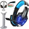 HERNÉ SLÚCHADLÁ S LED A MIKROFÓNOM PRE HRÁČOV, KÁBLOVÉ PC G9000 NIEB HERNÉ SLÚCHADLÁ S LED A MIKROFÓNOM PRE HRÁČOV, KÁBLOVÉ PC G9000 NIEB