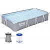 Bestway 561FV Bestway Rámový bazén 366 x 201 x 66 cm, 4 000 l, 7 v 1 Bestway 561FV Bestway Rámový bazén 366 x 201 x 66 cm, 4 000 l, 7 v 1