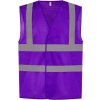 Yoko Reflexná sieťovaná vesta HVW120 Purple 3XL Yoko Reflexná sieťovaná vesta HVW120 Purple 3XL
