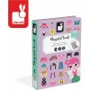 Janod Magnetické puzzle Kostýmy pro dívky Magnetibook Janod Magnetické puzzle Kostýmy pro dívky Magnetibook