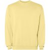 Jaya unisex sveter s okrúhlym výstrihom crewneck žltá