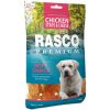 Rasco Premium prúžky kuracie so syrom 80 g Rasco Premium prúžky kuracie so syrom 80 g