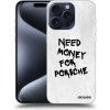 Picasee silikónový čierny obal pre Apple iPhone 15 Pro Max - White Dollar