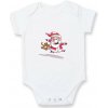 Santa so zahryznutým psom - Body dojčenské s krátkym rukávom - Krátký r. 3-6 mes ( Biela ) Santa so zahryznutým psom - Body dojčenské s krátkym rukávom - Krátký r. 3-6 mes ( Biela )