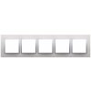 Rámček 5-násobný kov inox klasik SIMON54Nat (simon) Rámček 5-násobný kov inox klasik SIMON54Nat (simon)