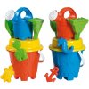 Androni Veľká sada na piesok Hrad modrá konvička
