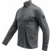Sensor Merino lite unisex košel'a dlhý rukáv anthracite gray