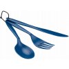Gsi Outdoors Tekk Cutlery Set Blue 3PCS