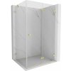 Mexen Lunar-F skladacia sprchová kabína pravá 85 x 80 cm, transparentná, zlatá kartáčovaná - 836-085-080-55-00-P Mexen Lunar-F skladacia sprchová kabína pravá 85 x 80 cm, transparentná, zlatá kartáčovaná - 836-085-080-55-00-P