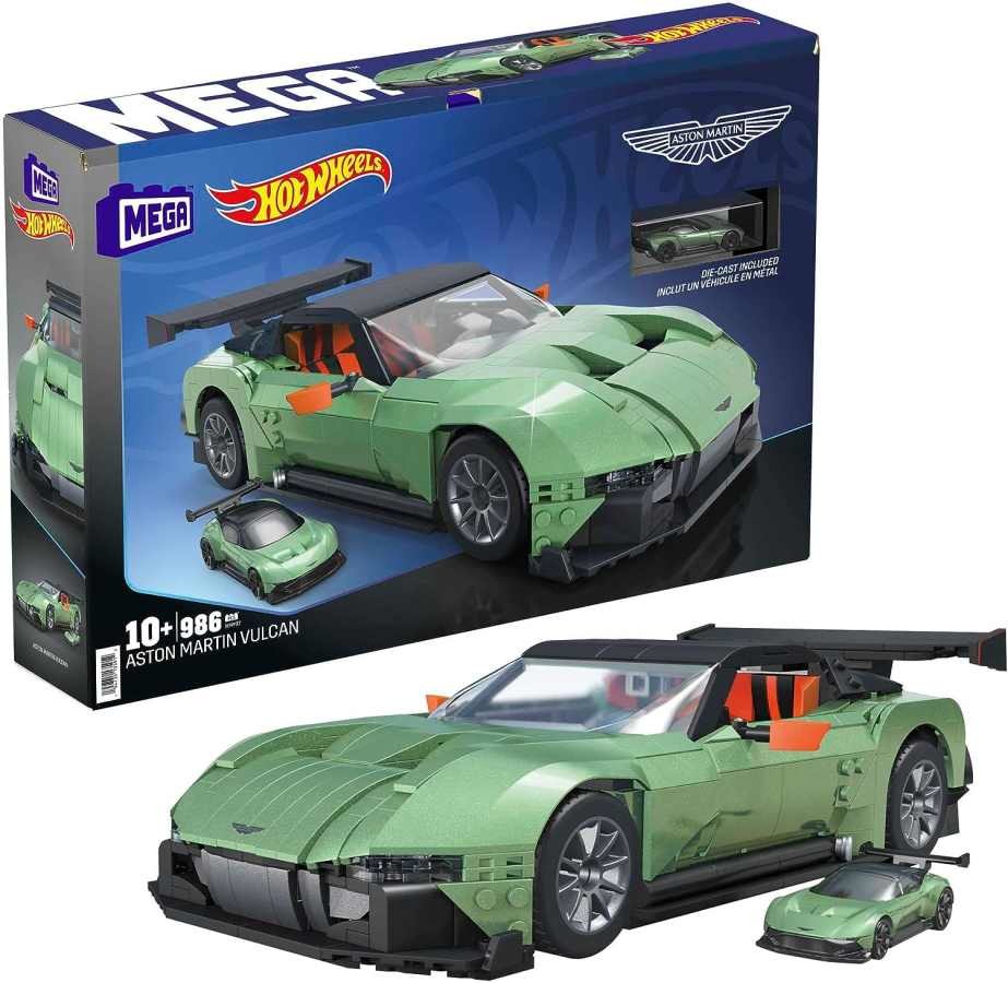 Hot Wheels MEGA CONSTRUX ASTON MARTIN VULCAN HMY97