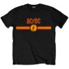 Tričko AC/DC - Logo & Stripe, Unisex,Čierna,L Tričko AC/DC - Logo & Stripe, Unisex,Čierna,L
