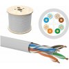 Alantec Síťový kabel U/UTP kategorie 6, kroucená dvojlinka, LSOH, B2ca 4PR, 1 Gb/s (10 Gb/s až 55 m), 10letá záruka, šedý, 500 m - Q-LANTEC Alantec Síťový kabel U/UTP kategorie 6, kroucená dvojlinka, LSOH, B2ca 4PR, 1 Gb/s (10 Gb/s až 55 m), 10letá záruka, šedý, 500 m - Q-LANTEC