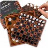 Drevené šachy a dáma - magnetická cestovná strategická hra Drevené šachy a dáma - magnetická cestovná strategická hra