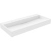 Mexen Ava, umývadlo na dosku z konglomerátu 2/O 100 x 46 cm, biela, 23011002 Mexen Ava, umývadlo na dosku z konglomerátu 2/O 100 x 46 cm, biela, 23011002
