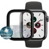 PanzerGlass Full Protection pro Apple Watch 4/5/6/SE 40mm černý rámeček 3640 PanzerGlass Full Protection pro Apple Watch 4/5/6/SE 40mm černý rámeček 3640